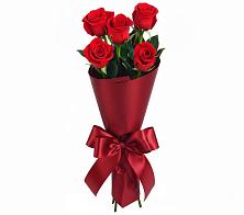 Букет 5 Красных роз Эдлесс Лав в Приозерске