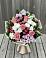 Букет цветов из: Альстромерии, Гвоздики, Розы и Хризантемы в Приозерске