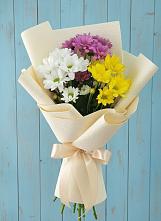 Букет цветов из:  Хризантемы в Приозерске