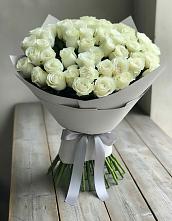 Букет 35 Белых роз в Приозерске
