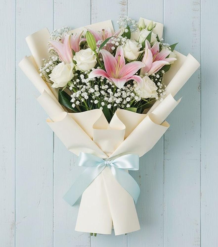 Букет цветов из: Лилии в Приозерске