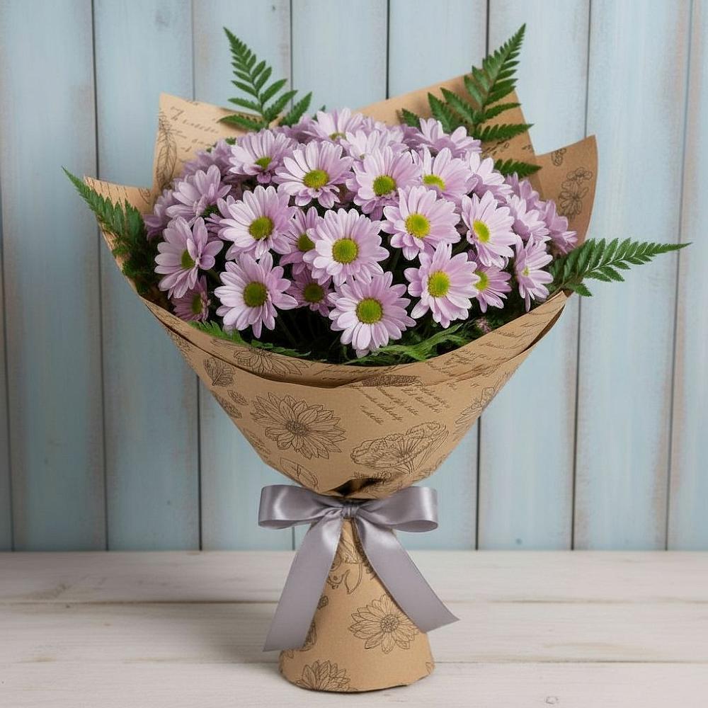 Букет цветов из: Хризантемы в Приозерске