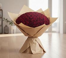 Букет 101 Красная роза в Приозерске
