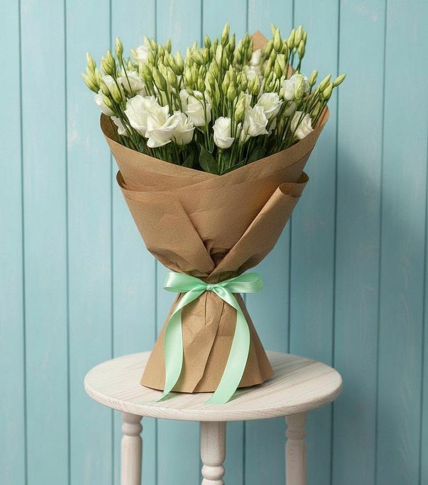 Букет цветов из: Лизиантусы в Приозерске