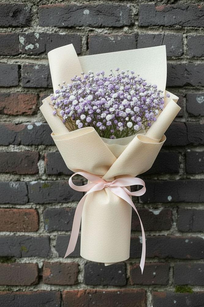 Букет цветов из: Гипсофила в Приозерске