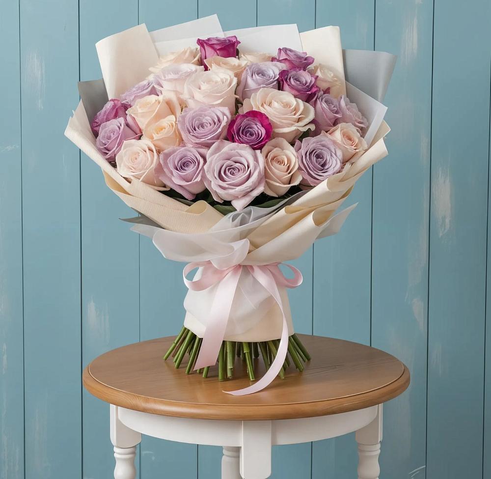 Букет цветов из: Розы в Приозерске