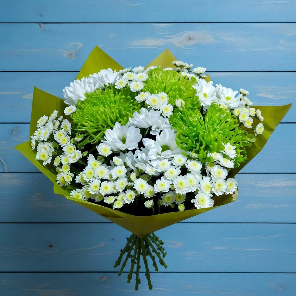 Букет цветов из: Хризантемы в Приозерске
