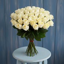 Букет 51 Белая роза Эдлесс Лав #REPLACE_PRED# Приозерске