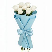 Букет 7 белых роз Проуд #REPLACE_PRED# Приозерске